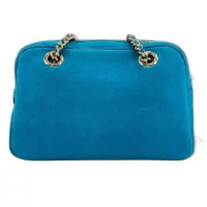 Gucci Leather Shoulder Soho Blue Bag Blue